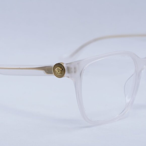🕶️ New Versace VE3332D 5391 Eyeglasses - Opal Milk Frame 55mm - Picture 6 of 11